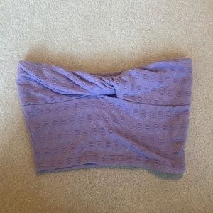 SHEIN purple crop top